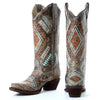 Corral Women's Aztec Print Boot E1037 - Saratoga Saddlery & International Boutiques