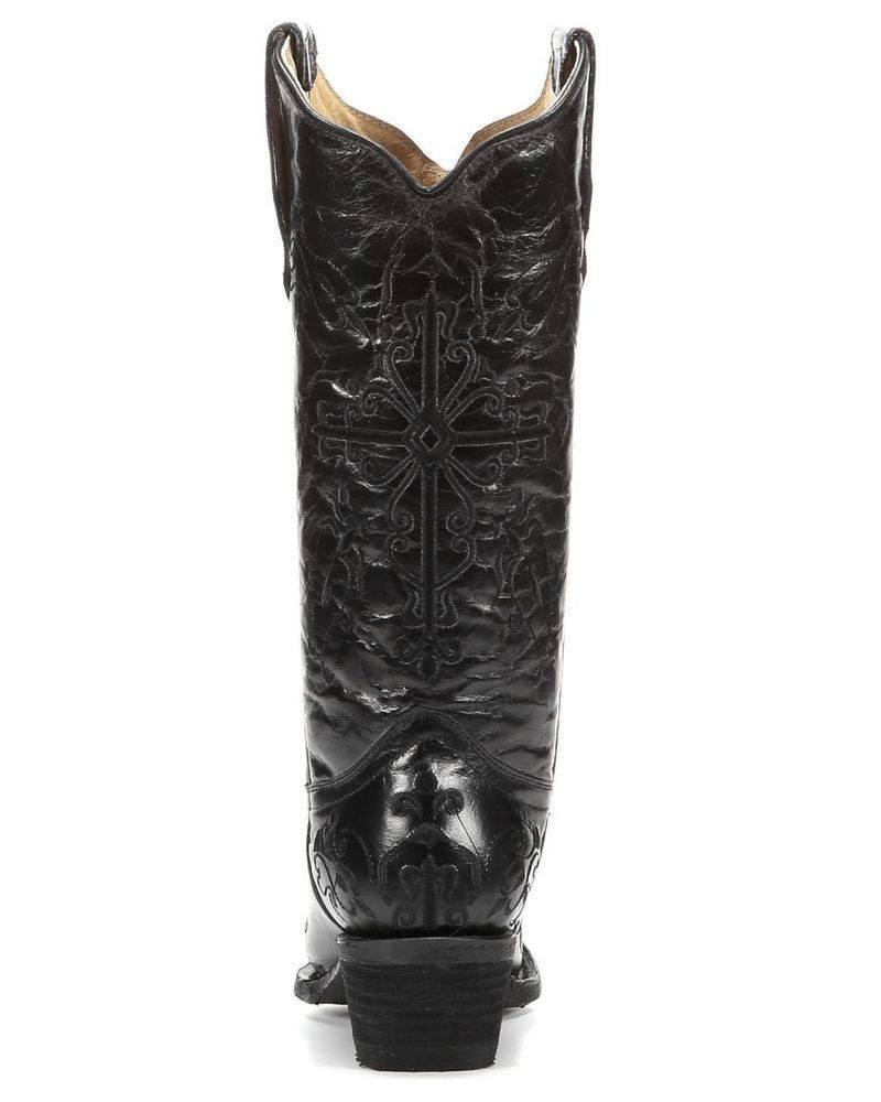 Corral LC Black Cross Embroidery L5060 FW22 - Saratoga Saddlery & International Boutiques