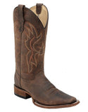 Corral Women's Brown Square Toe Boot L5116 - Saratoga Saddlery & International Boutiques