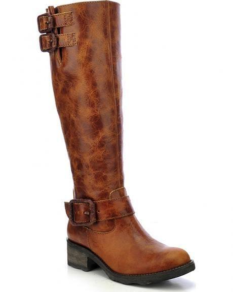 Corral Women's Cognac Engineer Tall Top Boot P5118 - Saratoga Saddlery & International Boutiques