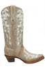 Corral Wedding Collection Women's Bone Floral Embroidery & Swarovski Crystal Boot - C3178 - Saratoga Saddlery & International Boutiques