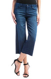 Liverpool Jeans Layla High Waist Release Hem Crop Wide Leg Jeans - Saratoga Saddlery & International Boutiques