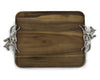 Vagabond House Derby Wood & Pewter Tray - Saratoga Saddlery & International Boutiques
