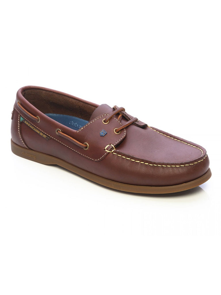 Dubarry Windward Men's Deck Shoe in Chestnut - Saratoga Saddlery & International Boutiques