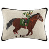 Equestrian Racehorse Hook Pillow SS22 - Saratoga Saddlery & International Boutiques