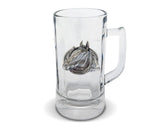 Vagabond House Equestrian Medallion Glass Beer Stein - Saratoga Saddlery & International Boutiques