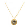 Evocateur Sun Mini Necklace in Gold - Saratoga Saddlery & International Boutiques