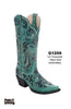 Corral Women's Turquoise & Navy Embroidery Cowgirl Boots - G1259 - Saratoga Saddlery & International Boutiques