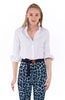 Gretchen Scott Priss Blouse in White COPRCF SS22 - Saratoga Saddlery & International Boutiques