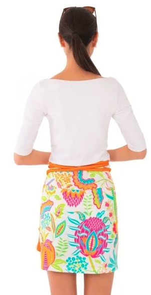 Gretchen Scott Skippy Skort in Hummingbird Heaven Multi - Saratoga Saddlery & International Boutiques