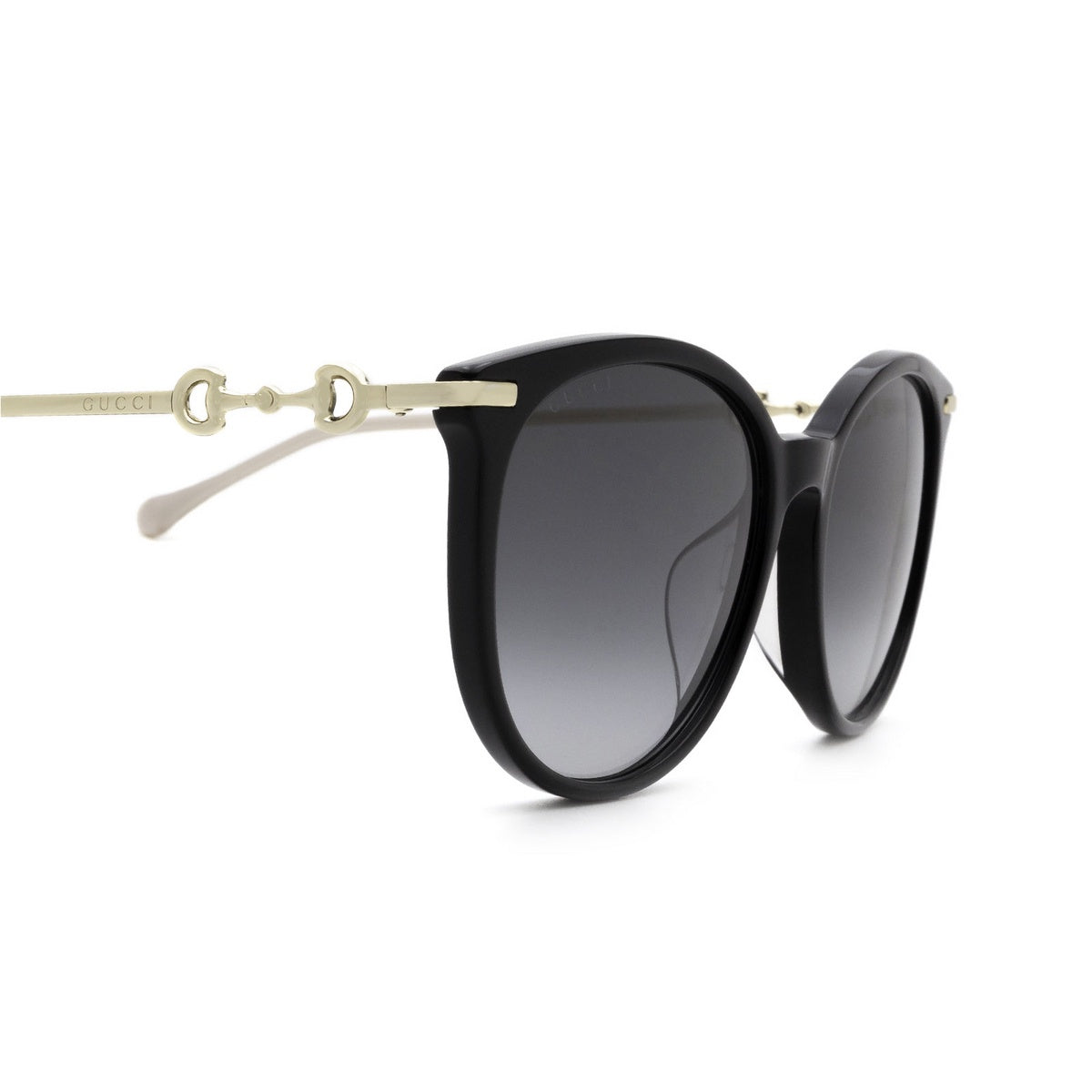 Gucci Horse Bit Equestrian Style Women's Sunglasses in Black