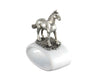 Vagabond House Stoneware Thoroughbred Napkin Ring - Saratoga Saddlery & International Boutiques