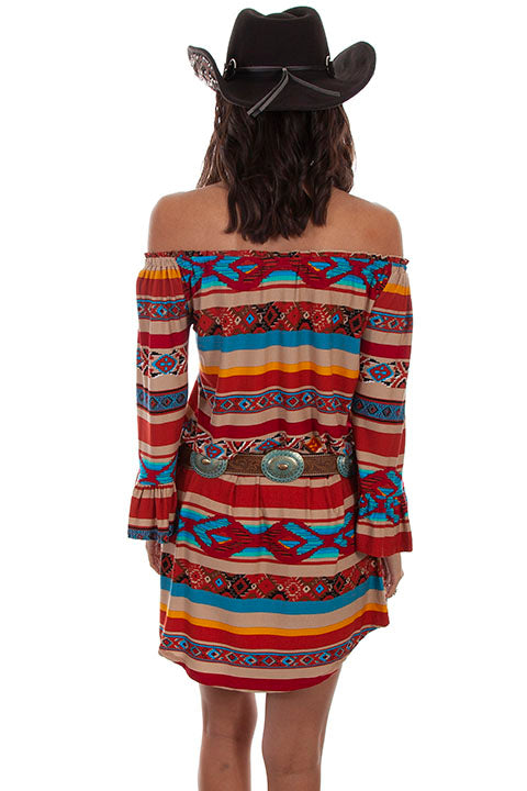 Scully HC519 Serape Peasant Dress - Saratoga Saddlery & International Boutiques