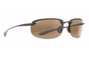 Maui Jim Ho'okipa Sunglasses in Gloss Black with HCL Bronze Lens - Saratoga Saddlery & International Boutiques