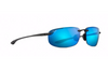 Maui Jim Ho'okipa Sunglasses in Smoke Grey with Blue Hawaii Lens - Saratoga Saddlery & International Boutiques