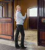 Horze Adeline Winter Thermo Breeches in Black - Saratoga Saddlery & International Boutiques