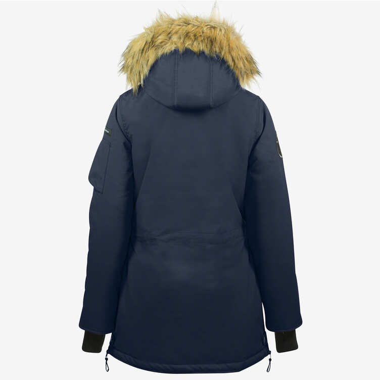 Horze Brooke Womens Long Parka Dark Navy ON SALE! - Saratoga Saddlery & International Boutiques