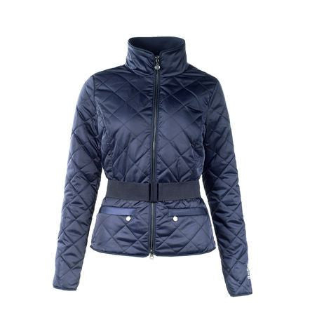 Horze Crescendo Women's Amelia Quilted Jacket in Navy - Saratoga Saddlery & International Boutiques