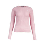 Horze Crescendo Women's Reanna Cable Knit Pullover Sweater in Pink - Saratoga Saddlery & International Boutiques