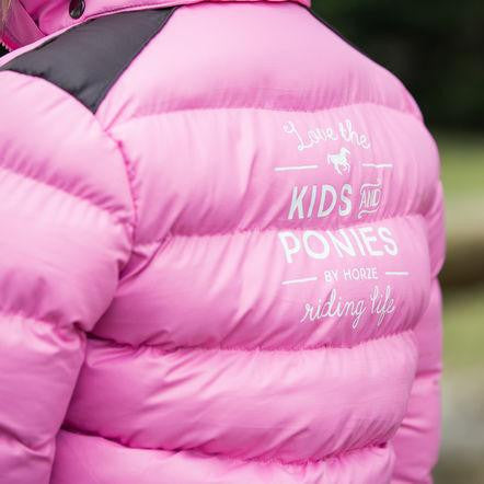Horze Kids Taylor Padded Jacket in Pink