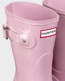 Hunter Short Original Short Gloss Foxglove PINK Rain Boot - Saratoga Saddlery & International Boutiques