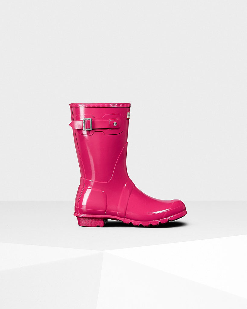 Hunter boots store vivid blue