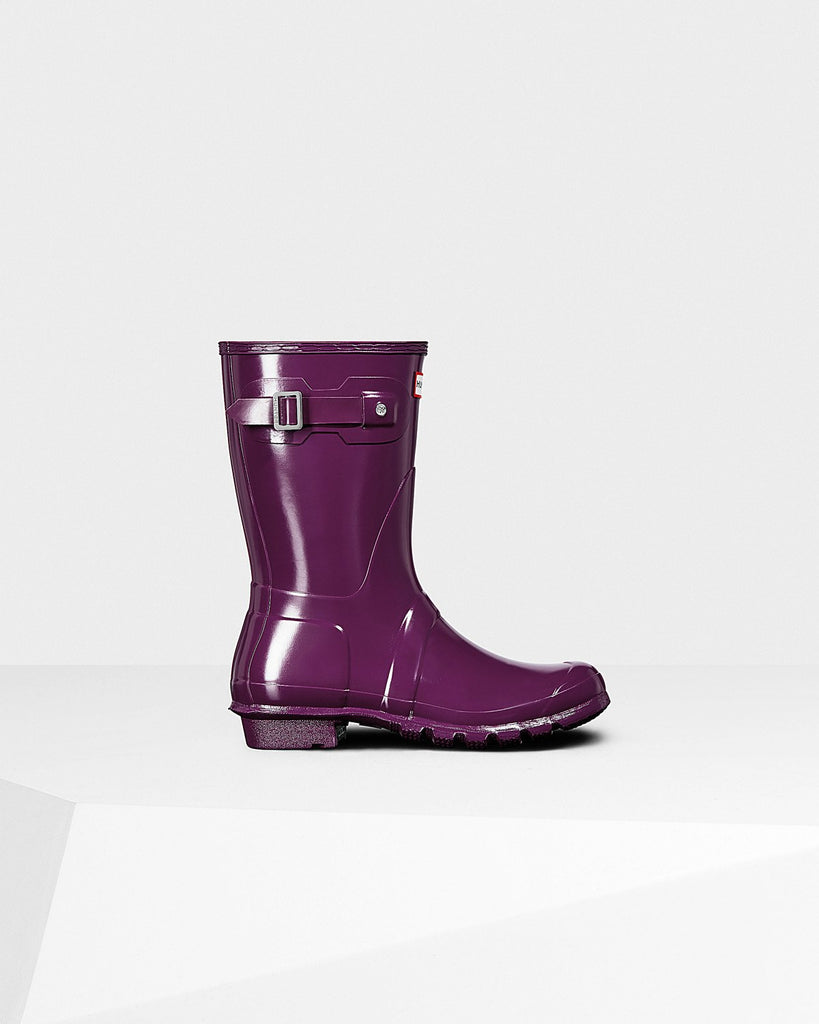 Hunter Original Short Gloss Rain Boot - Saratoga Saddlery & International Boutiques