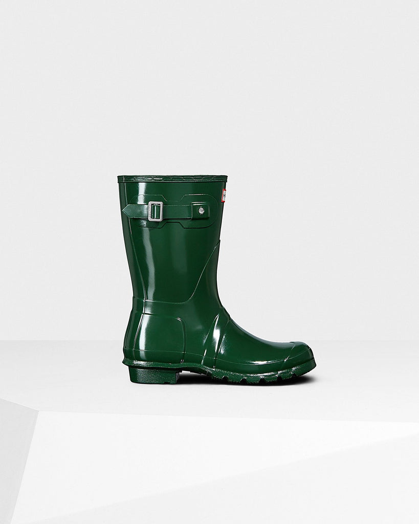 Hunter sales shiny boots