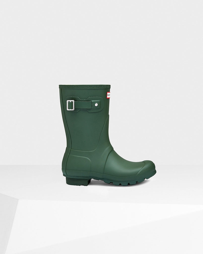 Hunter matte short boots hotsell