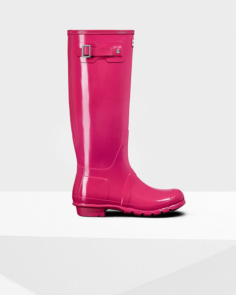 Hunter Original Tall Gloss Rain Boots - Saratoga Saddlery & International Boutiques