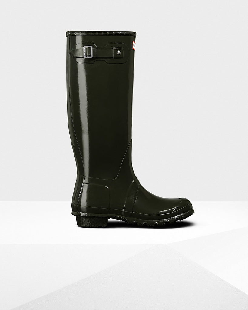 Hunter Original Tall Gloss Rain Boots - Saratoga Saddlery & International Boutiques