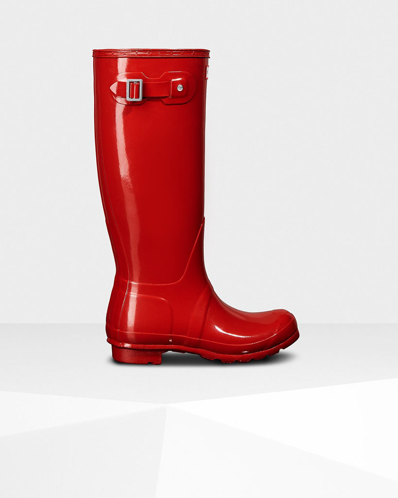 Hunter military outlet red rain boots
