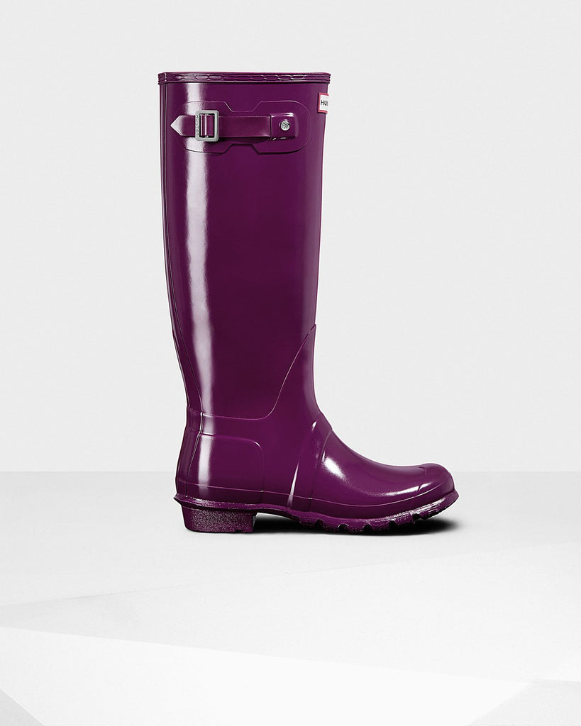 Hunter Original Tall Gloss Rain Boots - Saratoga Saddlery & International Boutiques