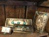 J. Alexander Handmade Rustic Silver & Turquoise Business Card Holder - Saratoga Saddlery & International Boutiques