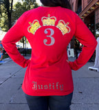 Saratoga Saddlery Women's Triple Crown Long Sleeve Shirt - Justify Edition - Saratoga Saddlery & International Boutiques