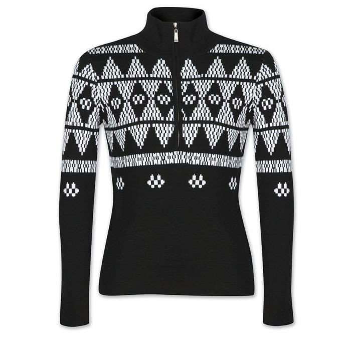 Icelandic Design Larkspur Half Zip Sweater - Saratoga Saddlery & International Boutiques