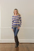 IsleField Eleanor Boatneck Cashmere Knit Sweater in Classic Stripe