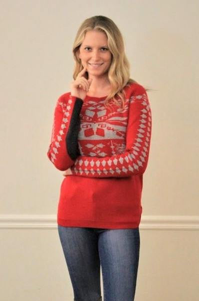 Madison cashmere sweater on sale