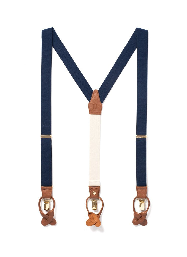 下着・アンダーウェア EGDE STROVA Harness suspenders Navy S-M JJ Suspenders Navy Tides - Classic Navy Suspenders
