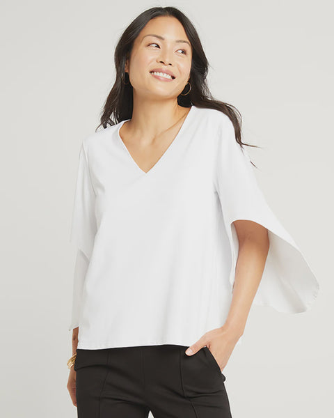 Jude Connnallt Womens Daniella Top in WHITE - Saratoga Saddlery & International Boutiques