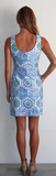 Jude Connally Women's Mary Pat Dress in Mosaic Tile Periwinkle - Saratoga Saddlery & International Boutiques