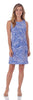 Jude Connally Beth Shift Dress in Tonal Paisley Sapphire ON SALE! - Saratoga Saddlery & International Boutiques