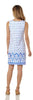 Jude Connally Carissa Shift Dress in Summer Foulard White/Blue ON SALE! - Saratoga Saddlery & International Boutiques