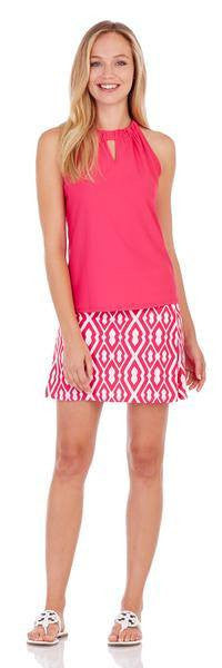 Jude Connally Claire Top in Berry - Saratoga Saddlery & International Boutiques