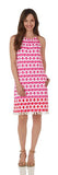 Jude Connally Corinne Dress in Circle Ikat Berry ON SALE! - Saratoga Saddlery & International Boutiques