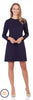 Jude Connally Karlie Ponte Dress in Dark Navy