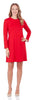 Jude Connally Karlie Ponte Dress in Red Sundance Paisley - Saratoga Saddlery & International Boutiques