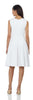 Jude Connally Leah Ponte Dress in White ON SALE! - Saratoga Saddlery & International Boutiques