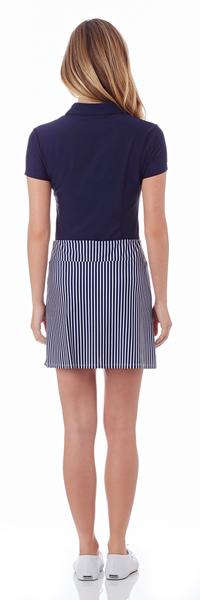 Jude Connally Morgan Skort in Nantucket Stripe Navy ON SALE! - Saratoga Saddlery & International Boutiques