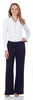 Jude Connally Trixie Ponte Wide Leg Pant in Dark Navy - Saratoga Saddlery & International Boutiques
